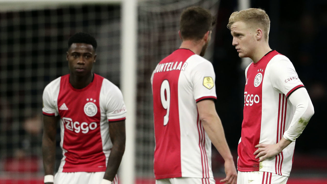 AMSTERDAM, NETHERLANDS - MARCH 1: Donny van de Beek of Ajax during the Dutch Eredivisie match between Ajax v AZ Alkmaar at the Johan Cruijff Arena on March 1, 2020 in Amsterdam Netherlands