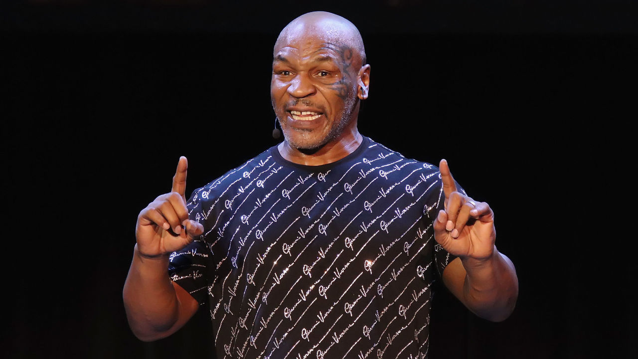 ATLANTIC CITY, NJ - MARCH 06: Mike Tyson performs his one man show "Undisputed Truth" in the Music Box at the Borgata on March 6, 2020 in Atlantic City, New Jersey.