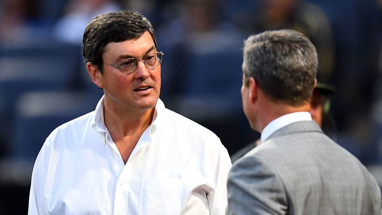 PITTSBURGH, PA - SEPTEMBER 24: Pittsburgh Pirates owner Bob Nutting looks on prior to the game against the Chicago Cubs at PNC Park on September 24, 2019 in Pittsburgh, Pennsylvania.