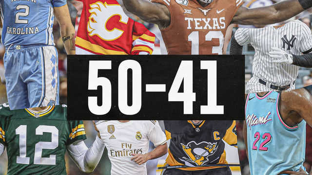 GOAT Uniforms: '90s dynasties, underrated gems shine as we enter top 50