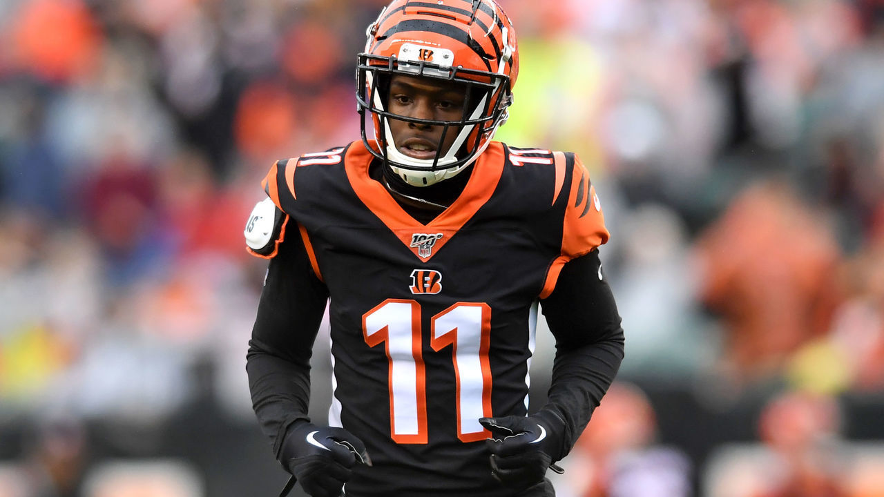 CINCINNATI, OH - DECEMBER 29, 2019: Wide receiver John Ross #11 of the Cincinnati Bengals on the field in the first quarter of a game against the Cleveland Browns on December 29, 2019 at Paul Brown Stadium in Cincinnati, Ohio. Cincinnati won 33-23. (Photo by: 2019 Nick Cammett/Diamond Images via Getty Images)