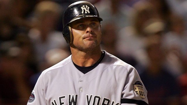 ARLINGTON, TX - AUGUST 06: Jason Giambi #25 of the New York Yankees during play against the Texas Rangers on August 6, 2008 at Rangers Ballpark in Arlington, Texas.
