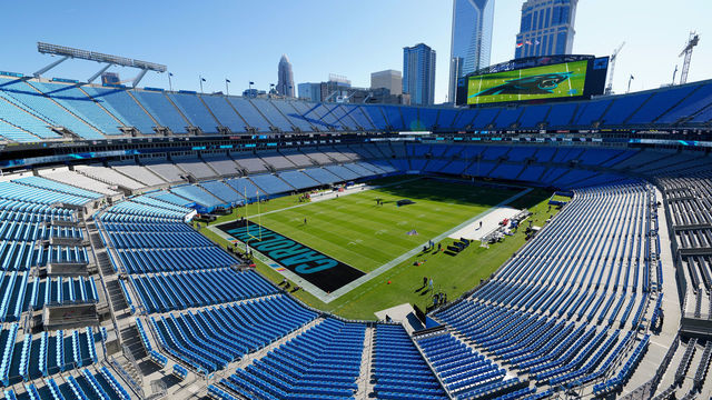 CHARLOTTE, NORTH CAROLINA - NOVEMBER 03: A general view of the stadium before their game between the Carolina Panthers and the Tennessee Titans at Bank of America Stadium on November 03, 2019 in Charlotte, North Carolina.