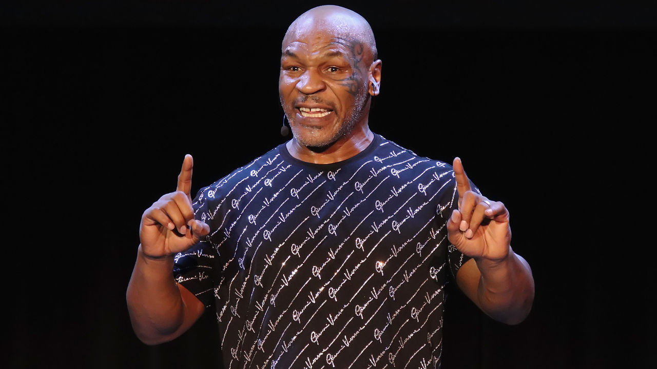 ATLANTIC CITY, NJ - MARCH 06: Mike Tyson performs his one man show "Undisputed Truth" in the Music Box at the Borgata on March 6, 2020 in Atlantic City, New Jersey.