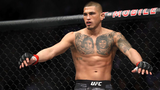 LAS VEGAS, NEVADA - JANUARY 18: Anthony Pettis prepares for the start of his lightweight bout against Carlos Diego Ferreira during UFC 246 at T-Mobile Arena on January 18, 2020 in Las Vegas, Nevada.