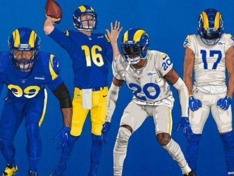 Rams unveil new uniforms mixing throwback colors with modern design ...