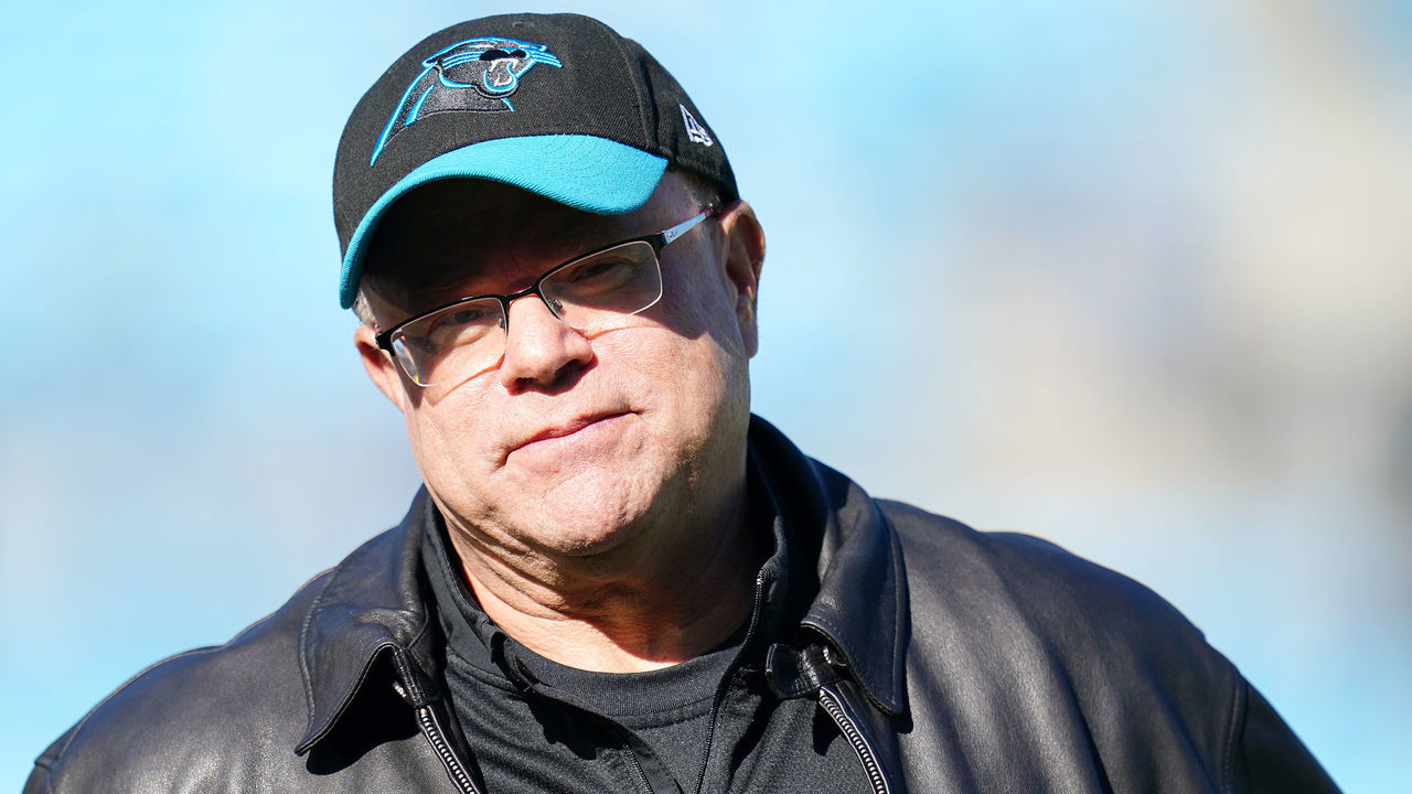 CHARLOTTE, NORTH CAROLINA - DECEMBER 15: Carolina Panthers owner David Tepper before their game against the Seattle Seahawks at Bank of America Stadium on December 15, 2019 in Charlotte, North Carolina.