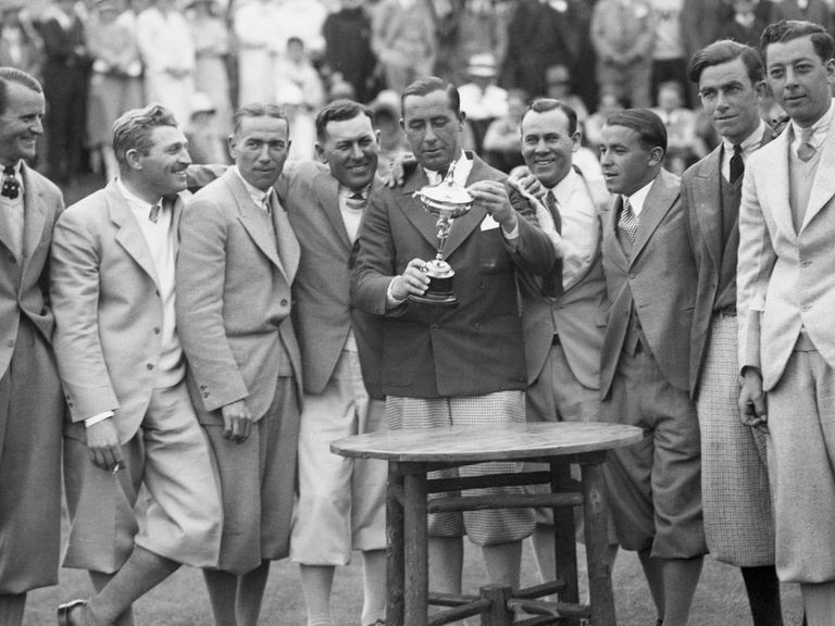 27 days until golf The biennial Ryder Cup tradition is born