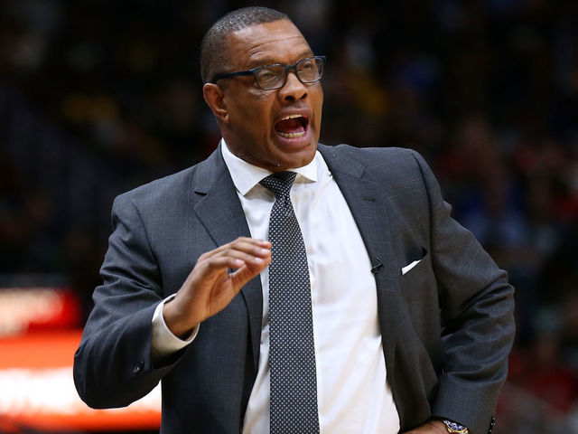 NEW ORLEANS, LOUISIANA - MARCH 01: Head coach Alvin Gentry of the New Orleans Pelicans reacts against the Los Angeles Lakers during the second half at the Smoothie King Center on March 01, 2020 in New Orleans, Louisiana.