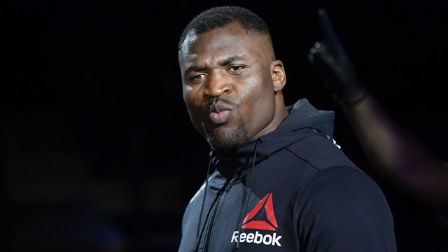 JACKSONVILLE, FLORIDA - MAY 09: Francis Ngannou of Cameroon prepares to fight Jairzinho Rozenstruik of Suriname in their heavyweight fight during the UFC 249 event at VyStar Veterans Memorial Arena on May 09, 2020 in Jacksonville, Florida.