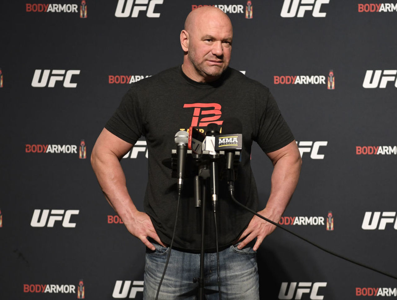 Рост уайта. Dana White body.