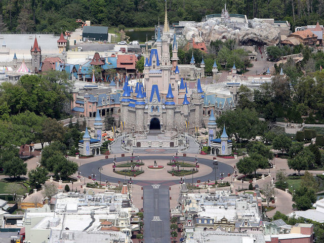 ORLANDO, FL - MARCH 23: Walt Disney World remains closed to the public due to the Coronavirus threat on March 23, 2020 in Orlando, Florida. The United States has surpassed 43,000 confirmed cases of the Coronavirus (COVID-19) and the death toll climbed to at least 514.