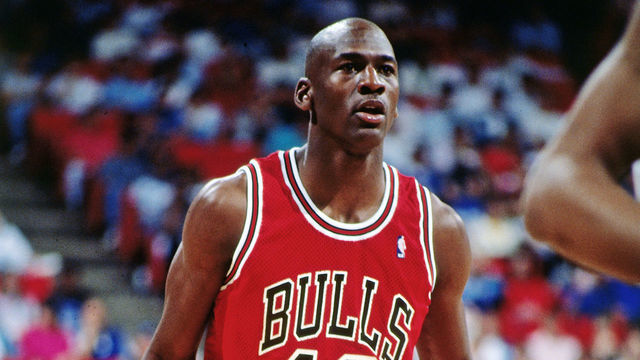 ORLANDO - 1989: Michael Jordan #23 of the Chicago Bulls wears jersey #12 during the game at Orlando Arena in Orlando, Florida. Mandatory Copyright Notice: Copyright 1989 NBAE