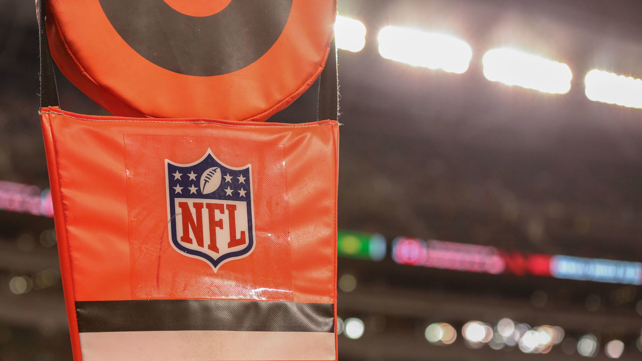 CINCINNATI, OH - DECEMBER 04: A first down marker during the game against the Pittsburgh Steelers and the Cincinnati Bengals on December 4th, 2017 at Paul Brown Stadium in Cincinnati, OH.