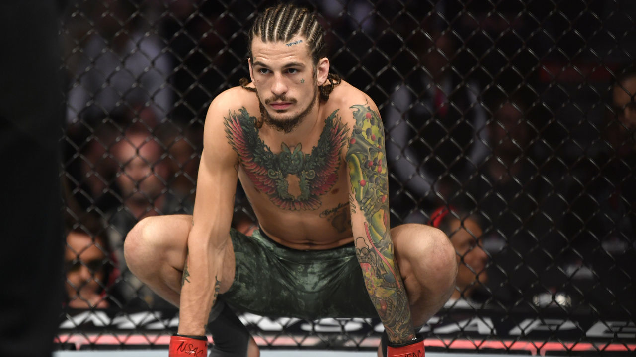 LAS VEGAS, NEVADA - MARCH 07: Sean O'Malley prepares to fight Jose Quinonez during the UFC 248 event at T-Mobile Arena on March 07, 2020 in Las Vegas, Nevada.