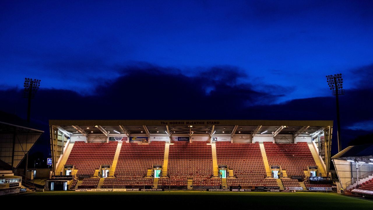 DUNFERMLINE, SCOTLAND - FEBRUARY 25: A general view of East End Park ahead of the Ladbrokes Championship match between Dunfermline and Inverness Caledonian Thistle, at East End Park, on February 25, 2020, in Dunfermline, Scotland.