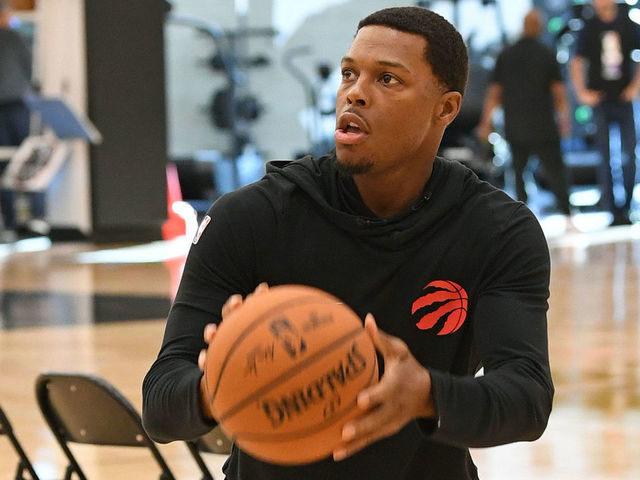 TORONTO, CANADA - OCTOBER 22: Kyle Lowry #7 of the Toronto Raptors shoots the ball during an all access practice on October 22, 2019 at OVO Atletic Centre in Toronto, Ontario, Canada. Mandatory Copyright Notice: Copyright 2019 NBAE