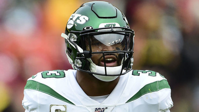 LANDOVER, MD - NOVEMBER 17: Jamal Adams #33 of the New York Jets in action in the second half against the Washington Redskins at FedExField on November 17, 2019 in Landover, Maryland.