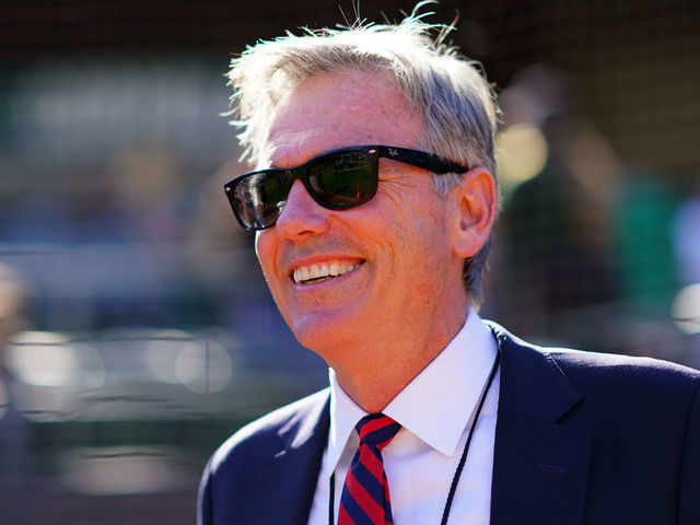 OAKLAND, CA - OCTOBER 02: Executive Vice President of Baseball Operations Billy Beane of the Oakland Athletics looks on during batting practice prior to the AL Wild Card game between the Tampa Bay Rays and the Oakland Athletics at Oakland Coliseum on Wednesday, October 2, 2019 in Oakland, California.