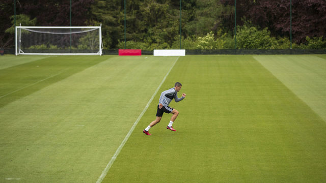 WOLVERHAMPTON, ENGLAND - MAY 15: Conor Cody of Wolverhampton Wanderers participates in an isolated fitness session during the COVID-19 lockdown at Sir Jack Hayward Training Ground on May 15, 2020 in Wolverhampton, England.
