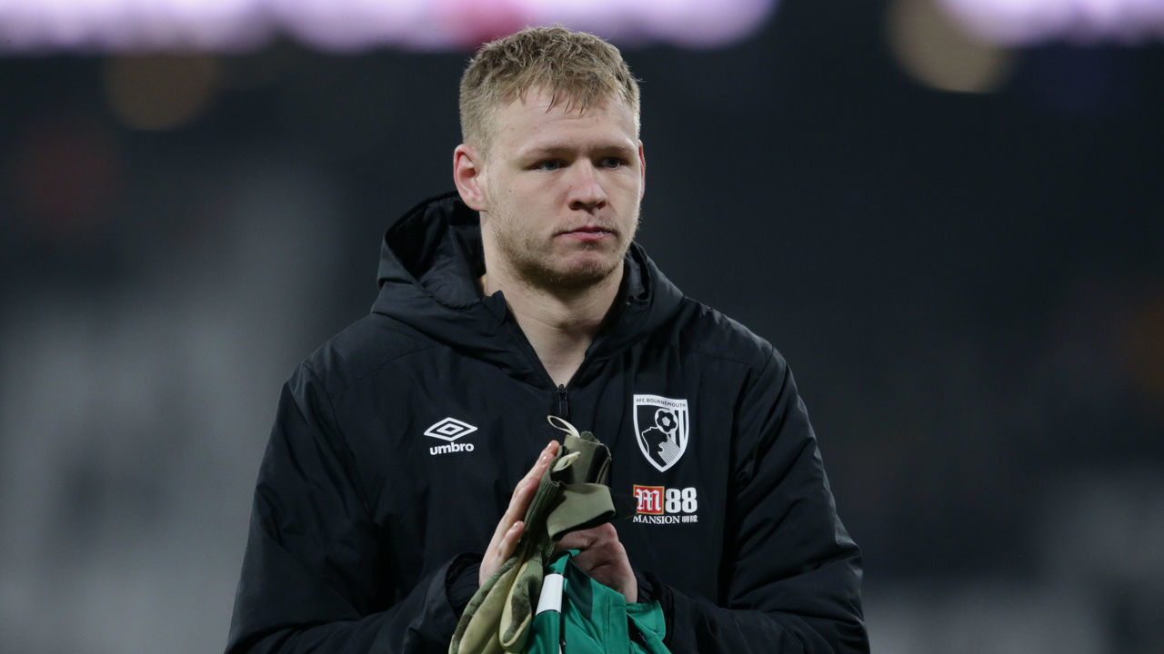LONDON, ENGLAND - JANUARY 01: Aaron Ramsdale of Bournemouth after his sides 4-0 defeat during the Premier League match between West Ham United and AFC Bournemouth at London Stadium on January 01, 2020 in London, United Kingdom.