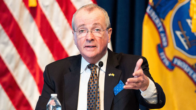 TRENTON, UNITED STATES - APRIL 3, 2020: New Jersey Governor Phil Murphy (D) speaks at the Coronavirus press briefing in Trenton.- PHOTOGRAPH BY Michael Brochstein / Echoes Wire/ Barcroft Studios / Future Publishing