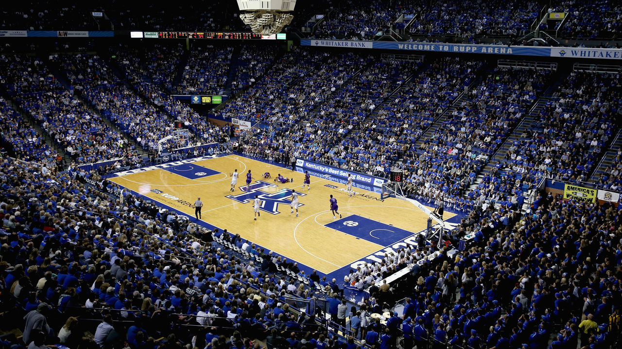 LEXINGTON, KY - NOVEMBER 14: A general view of the Kentucky Wildcats game against the Grand Canyon Antelopes at Rupp Arena on November 14, 2014 in Lexington, Kentucky.