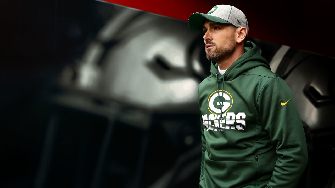 SANTA CLARA, CALIFORNIA - JANUARY 19: Head coach Matt LaFleur of the Green Bay Packers walks onto the field prior to the NFC Championship game against the San Francisco 49ers at Levi's Stadium on January 19, 2020 in Santa Clara, California.