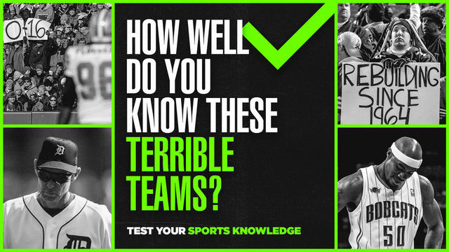 QUIZ: Test your knowledge of the worst teams in sports history