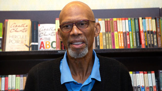 LOS ANGELES, CALIFORNIA - SEPTEMBER 24: Kareem Abdul-Jabbar Celebrates New Book "The Empty Birdcage" at Barnes & Noble at The Grove on September 24, 2019 in Los Angeles, California.