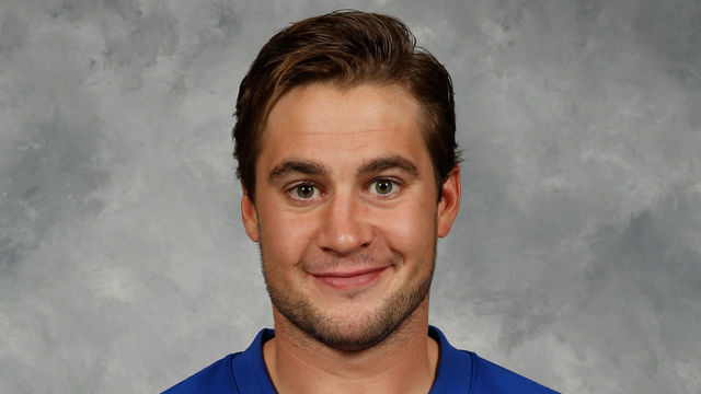 WHITE PLAINS, NY- SEPTEMBER 17: Kodie Curran of the New York Rangers poses for his official headshot for the 2015-2016 season on September 17, 2015 in White Plains, New York.
