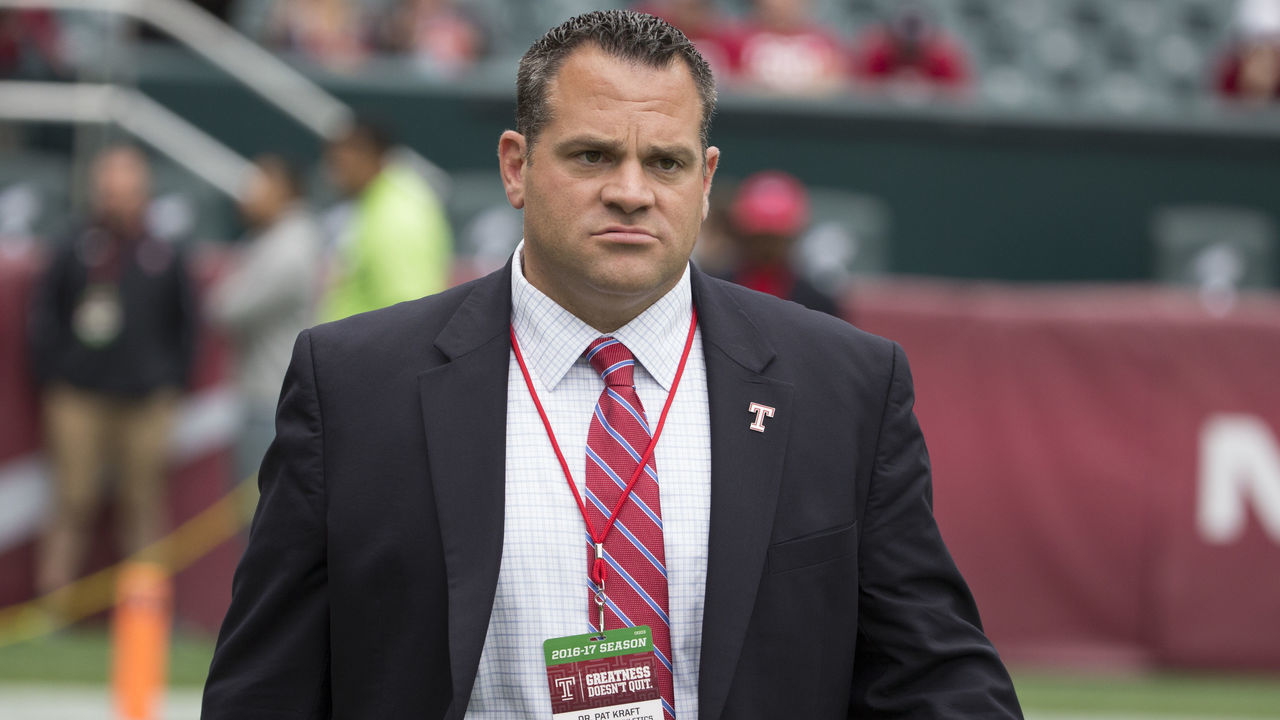 PHILADELPHIA, PA - SEPTEMBER 24: Temple Owls athletic director Dr. Pat Kraft looks on prior to the game against the Charlotte 49ers at Lincoln Financial Field on September 24, 2016 in Philadelphia, Pennsylvania.