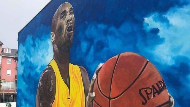 Europe's largest Kobe mural completed