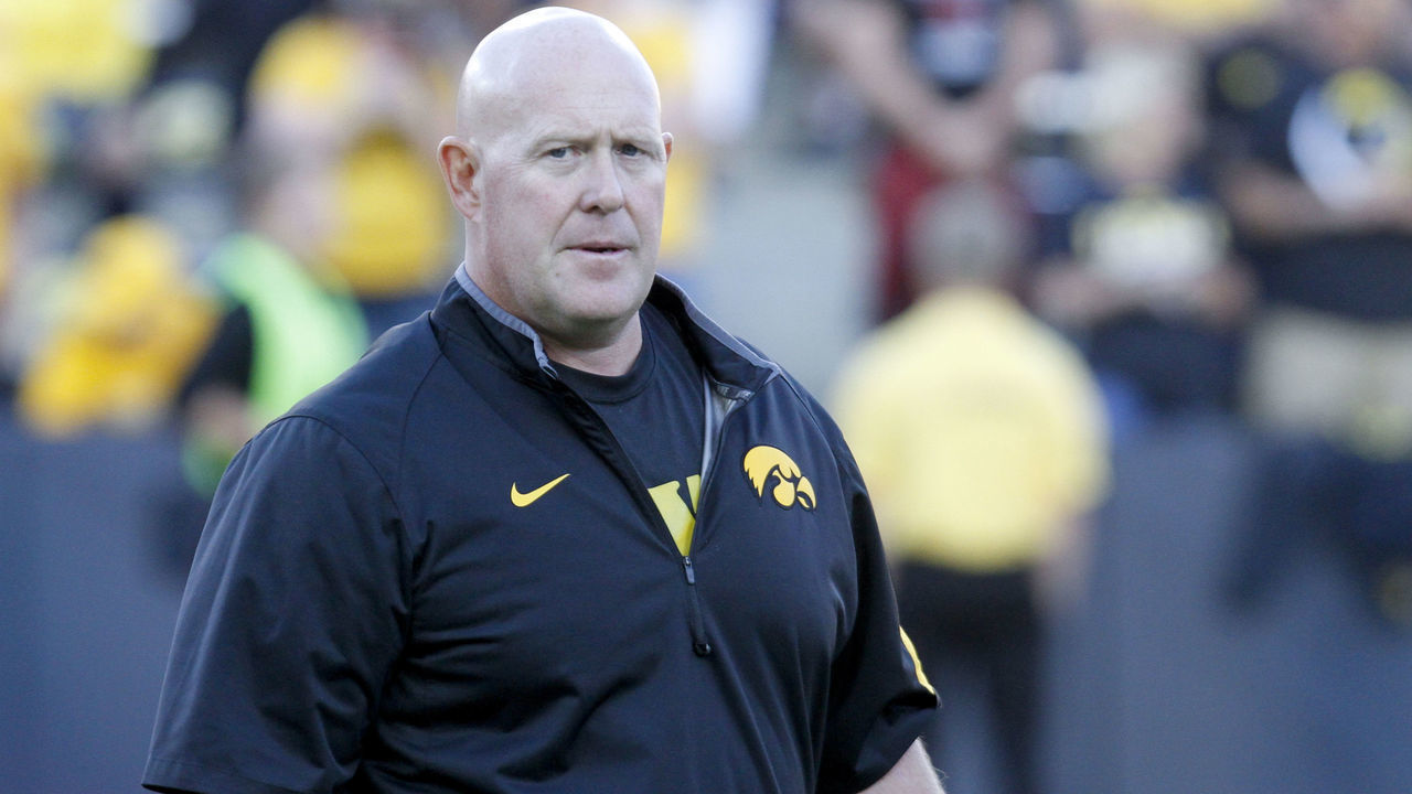 IOWA CITY, IOWA- SEPTEMBER 10: Strength and Conditioning coach Chris Doyle of the Iowa Hawkeyes before the match-up against the Iowa State Cyclones on September 10, 2016 at Kinnick Stadium in Iowa City, Iowa.