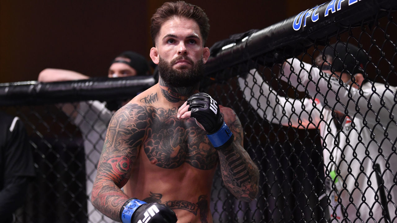 LAS VEGAS, NEVADA - JUNE 06: Cody Garbrandt prepares to fight Raphael Assuncao in their bantamweight bout during the UFC 250 event at UFC APEX on June 06, 2020 in Las Vegas, Nevada.