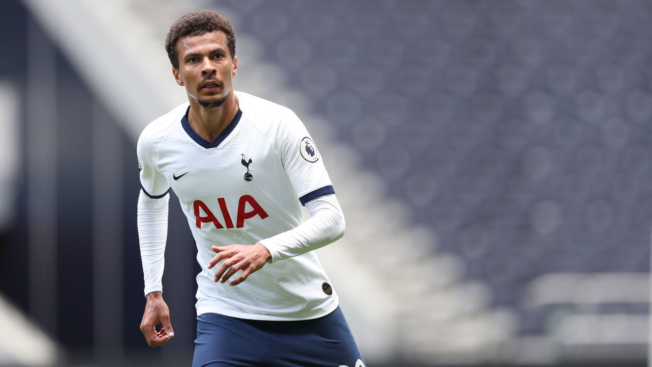 LONDON, ENGLAND - JUNE 05: Dele Alli of Tottenham Hotspur during the Tottenham Hotspur training session at Tottenham Hotspur Stadium on June 05, 2020 in London, England.