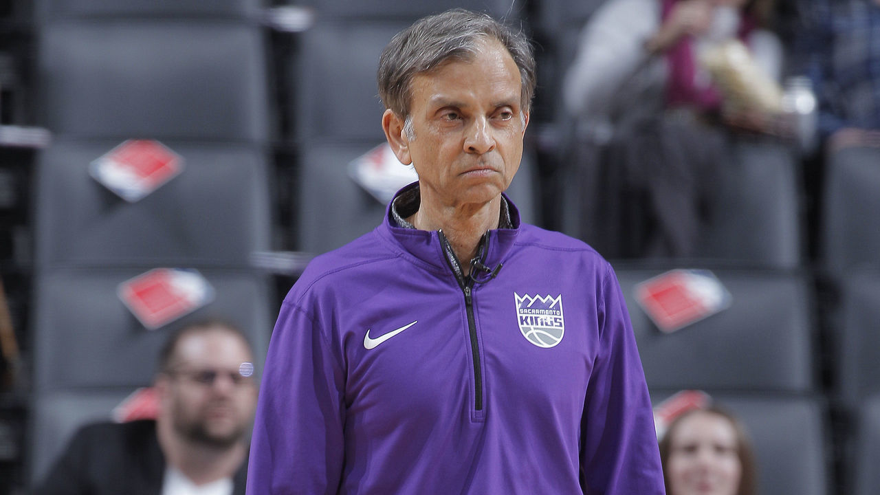 SACRAMENTO, CA - MARCH 3: Co-owner Vivek Ranadive of the Sacramento Kings looks on prior to the game against the Washington Wizards on March 3, 2020 at Golden 1 Center in Sacramento, California. NOTE TO USER: User expressly acknowledges and agrees that, by downloading and or using this photograph, User is consenting to the terms and conditions of the Getty Images Agreement. Mandatory Copyright Notice: Copyright 2020 NBAE