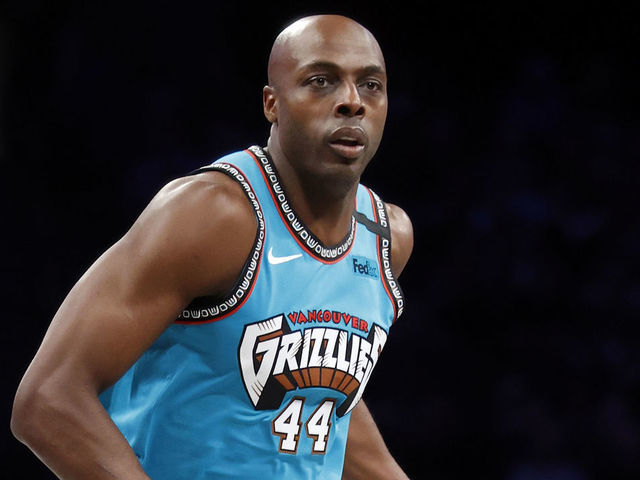 NEW YORK, NY - MARCH 04: Anthony Tolliver #44 of the Memphis Grizzlies drives with the ball during an NBA basketball game against the Brooklyn Nets on March 4, 2020 at Barclays Center in the Brooklyn borough of New York City. Grizzlies won 118-79. NOTE TO USER: User expressly acknowledges and agrees that, by downloading and/or using this Photograph, user is consenting to the terms and conditions of the Getty License agreement. Mandatory Copyright Notice