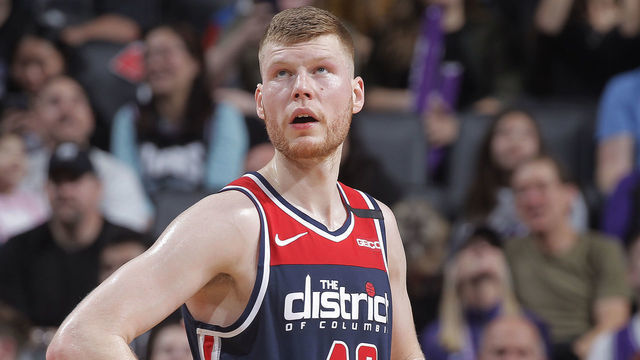 SACRAMENTO, CA - MARCH 3: Davis Bertans #42 of the Washington Wizards looks on during the game against the Sacramento Kings on March 3, 2020 at Golden 1 Center in Sacramento, California. NOTE TO USER: User expressly acknowledges and agrees that, by downloading and or using this photograph, User is consenting to the terms and conditions of the Getty Images Agreement. Mandatory Copyright Notice: Copyright 2020 NBAE