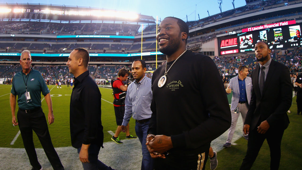 The Philadelphia Eagles Show Solidarity For Meek Mill : NPR