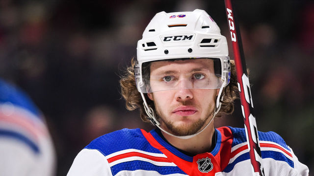 MONTREAL, QC - FEBRUARY 27: Look on New York Rangers left wing Artemi Panarin (10) during the New York Rangers versus the Montreal Canadiens game on February 27, 2020, at Bell Centre in Montreal, QC