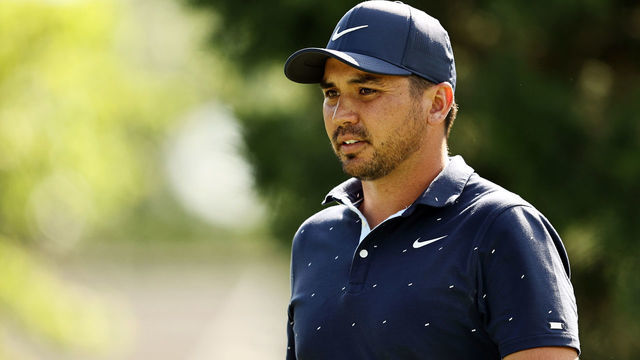 CROMWELL, CONNECTICUT - JUNE 25: Jason Day of Australia stands on the seventh tee during the first round of the Travelers Championship at TPC River Highlands on June 25, 2020 in Cromwell, Connecticut.