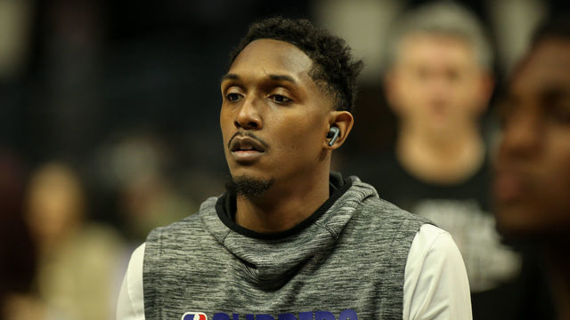LOS ANGELES, CA - MARCH 08: LA Clippers guard Lou Williams (23) before the Los Angeles Lakers versus Los Angeles Clippers on Sunday March 8, 2020, at Staples Center in Los Angeles, CA.