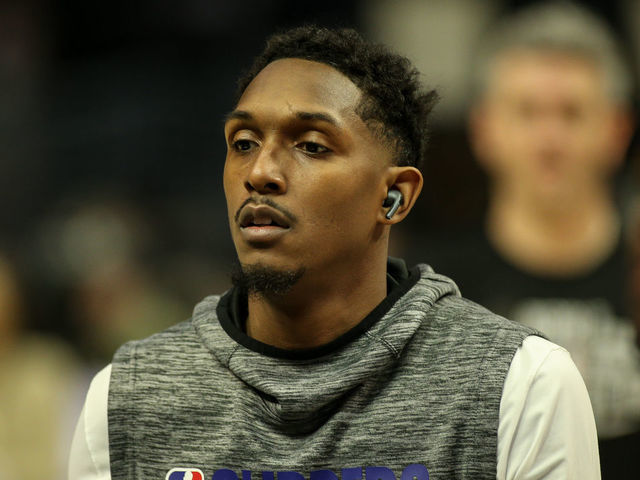 LOS ANGELES, CA - MARCH 08: LA Clippers guard Lou Williams (23) before the Los Angeles Lakers versus Los Angeles Clippers on Sunday March 8, 2020, at Staples Center in Los Angeles, CA.