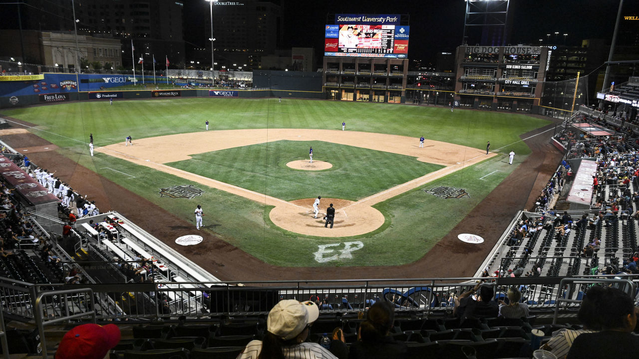 EL PASO, TEXAS - JULY 12: The El Paso Chihuahuas play a game in El Paso, Texas on July 11, 2019.