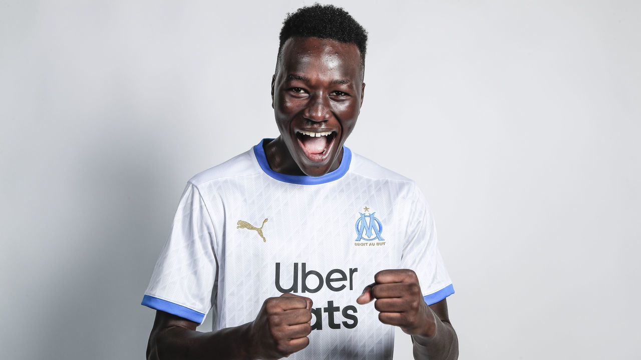 MARSEILLE, FRANCE - JULY 01: Pape Gueye signs for Olympique de Marseille at on July 1, 2020 in Marseille, France.