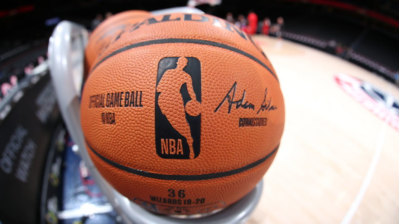 WASHINGTON, DC - FEBRUARY 24: Generic photo of the game balls used on February 24, 2020 at Capital One Arena in Washington, DC. Mandatory Copyright Notice: Copyright 2020 NBAE