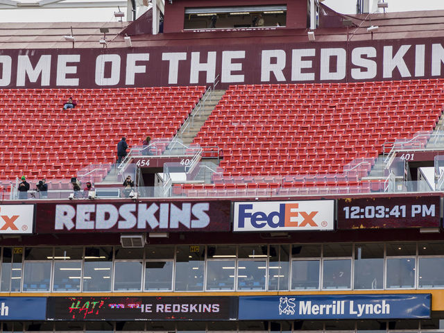 LANDOVER, MD - NOVEMBER 24: A general view of the stadium before the game between the Washington Redskins and the Detroit Lions at FedExField on November 24, 2019 in Landover, Maryland.