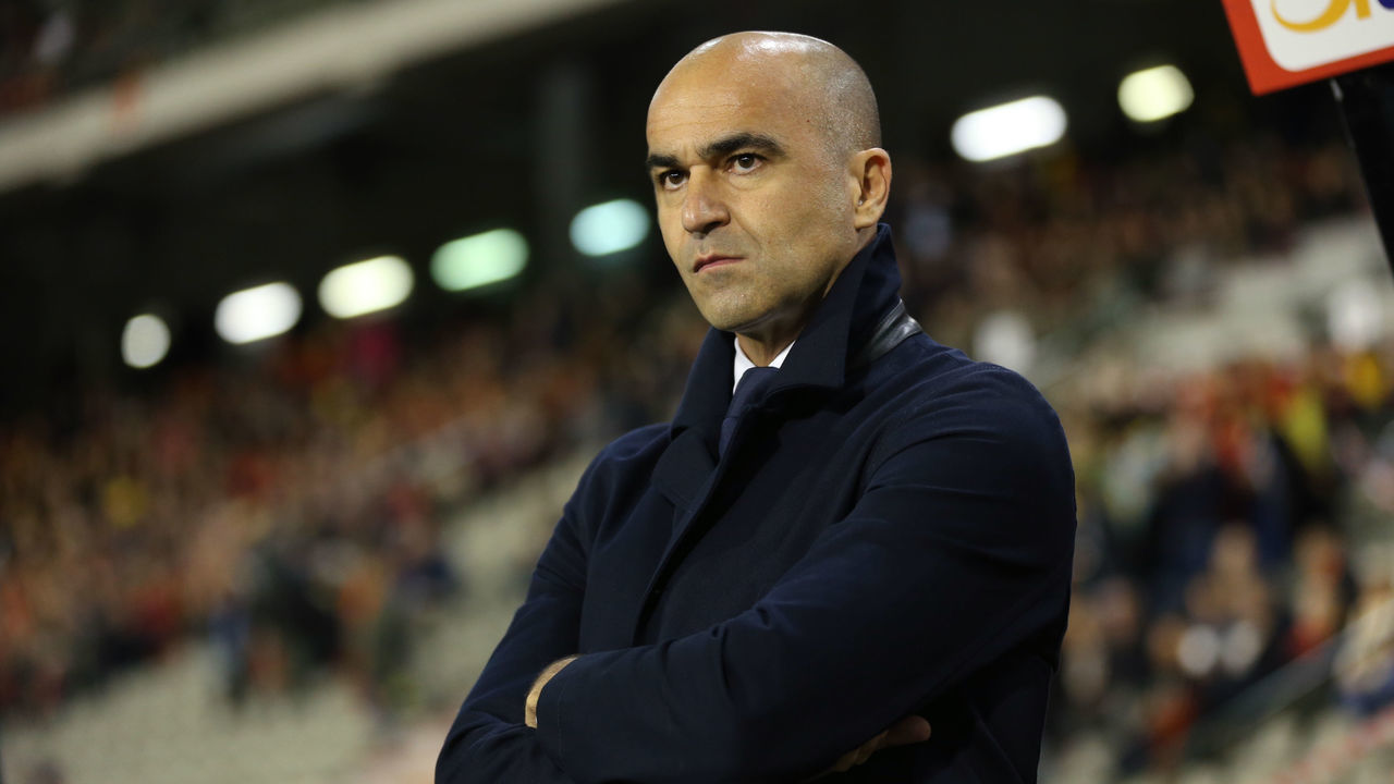 BRUSSELS, BELGIUM - OCTOBER 10: Roberto Martinez, head coach of Belgium, during the UEFA Euro 2020 qualifier between Belgium and San Marino on October 10, 2019 in Brussels, Belgium.