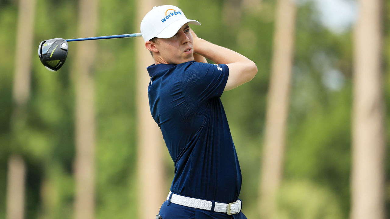HILTON HEAD ISLAND, SOUTH CAROLINA - JUNE 21: Matthew Fitzpatrick of England plays his shot from the tenth tee during the final round of the RBC Heritage on June 21, 2020 at Harbour Town Golf Links in Hilton Head Island, South Carolina.